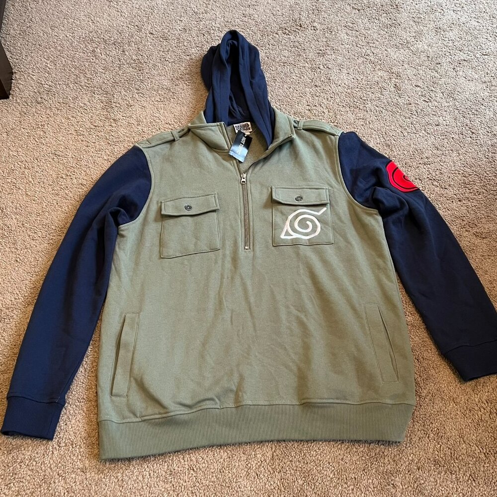 NWT Hot Topic Kakashi Cosplay Hoodie
